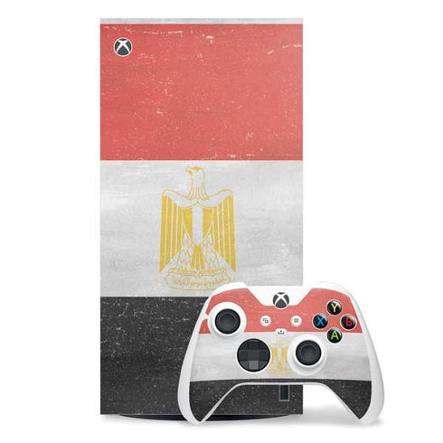 Egyptian Flag Distressed Xbox Series X Skins